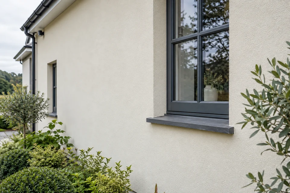 Exterior Wall & Render Cleaning: illustrative clean appearance