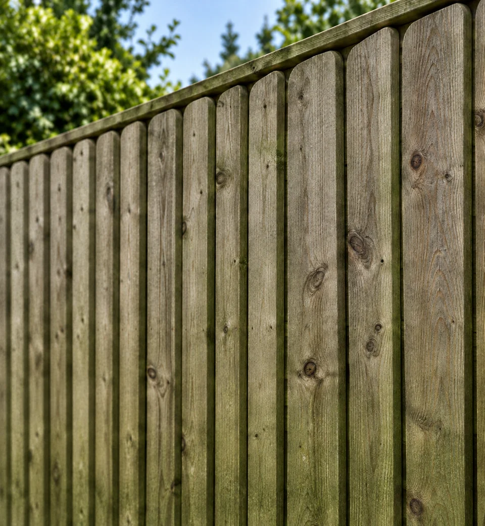 Fence restoration: digitally simulated build-up